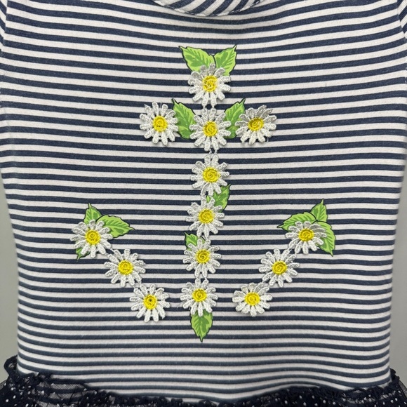 Nautical three layer Tu-Tu dress 4T - Picture 3 of 10